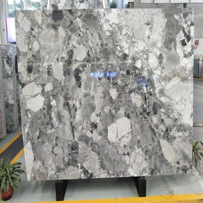 Chocolate White Marble Slab