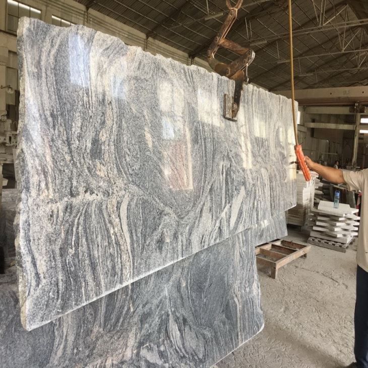 Grey granite slab