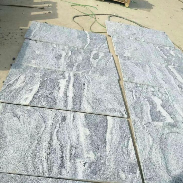 Granite with veins