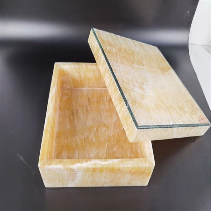 Yellow Onyx Box