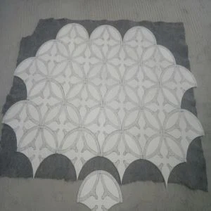Estampat de marbre blanc mosaic