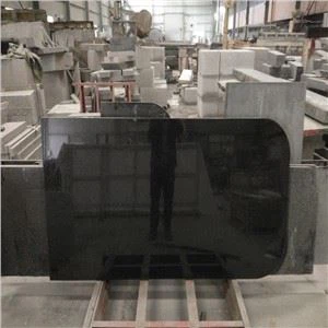 Taulells de granit de galàxia negra amb backsplash