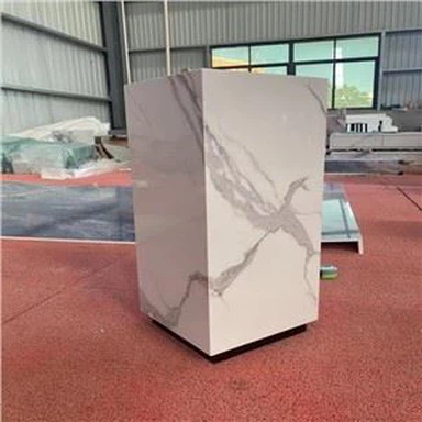 Columna de Quars Blanc Calacatta