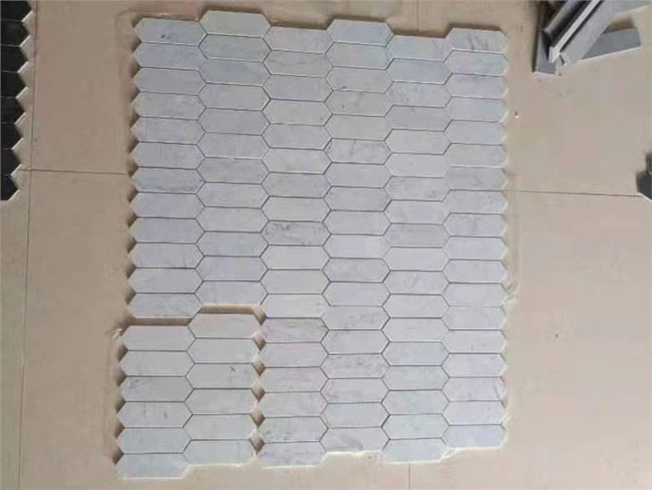 Carrara White Mosaic Tiles