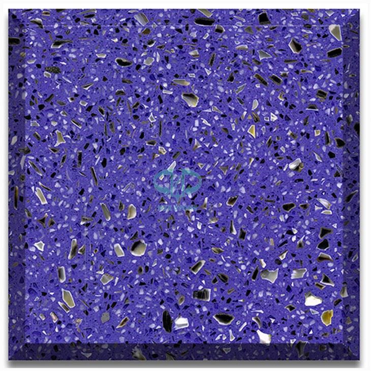Terratzo blau prefabricat