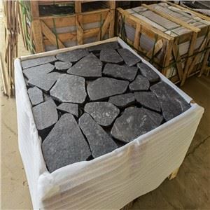 Jet Black Basalt Crazy Paving